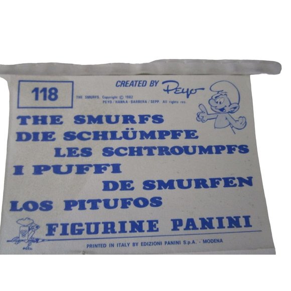 Peyo Smurf Stickers 1982 Italy by Edizioni Panini Six See Damage Note GUC - Picture 13 of 16